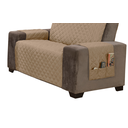 Ver imagem 3 de Capa para sofá matelado tamanho king 2 lugares tamanho 1,2 metros cor caqui