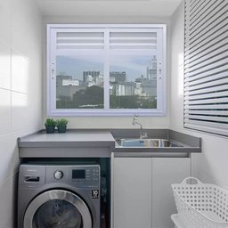Janela de Alumínio Branco Vitro de Correr 2 Folhas Móveis com Ventilação sem Grade Classic-100lx100a - 2