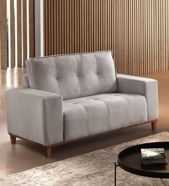 Conjunto Sofás 2 e 3 Lugares Rondomóveis 500 Veludo Joinvile MadeiraMadeira