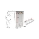 Ver imagem 2 de Armário Cabideiro Gaveteiro Misto M10 Closet Loja Vetorial Móveis