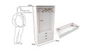 Ver imagem 2 de Armário Cabideiro Gaveteiro Misto M10 Closet Loja Vetorial Móveis