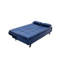 Ver imagem 2 de Sofá Cama Casal 3 Lugares 509 Rondomóveis - Camurça Petróleo