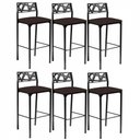 Ver imagem 1 de Kit 6 Banquetas Luiza Marrom