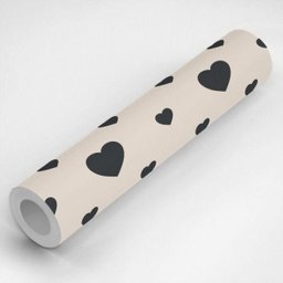 Papel de parede corações preto amor - 3