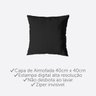 Kit 2 Capas de Almofada Quarto Sala 40cm Decoração Londres - 4