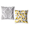 Kit 2 Capas de Almofada Estampada Arabescos 40cm Sala Quarto - 1