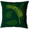 Kit 5 Capas de Almofada 40cm x 40cm Folhas Verdes Estampada Ziper Invisivel - 3