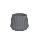 Ver imagem 1 de Vaso Cachepot Wave 19cm Cinza Mor