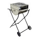 Ver imagem 1 de Churrasqueira Master Aço Inox Grelha e Carrinho 89x40x33cm Duralar F062IOM