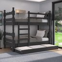 Ver imagem 1 de Treliche Madeira Maciça - Vira 2 Camas - para Colchão 78/88 X 188cm Porto Multimóveis Cr35106