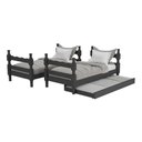 Ver imagem 4 de Treliche Madeira Maciça - Vira 2 Camas - para Colchão 78/88 X 188cm Porto Multimóveis Cr35106