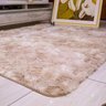 Tapete para Sala Felpudo Peludo Grande Shaggy Bm 2,00 x 1,40: Bege Mesclado - 1