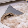 Tapete para Sala Felpudo Peludo Grande Shaggy Bm 2,00 x 1,40: Bege Mesclado - 2