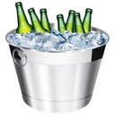 Ver imagem 1 de Balde de Cerveja e Gelo Grande em Alumínio Térmico Lixado 10L