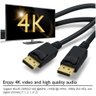 Cabo Displayport 1.4a M/m Freesync 240hz 8k 1.8m Blindado - 3