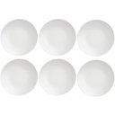 Ver imagem 1 de Conjunto 6 Pratos de Porcelana Sobremesa Tramontina Leonora 19cm Brancos Raso Leve Cupê