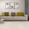 Kit 5 Capas de Almofada 40cm x 40cm Geométrico Amarelo Para Sala Estampada Ziper Invisivel - 2