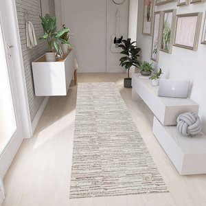 Tapete Passadeira Antiderrapante Para Cozinha 1,30m x 45cm Tecido Decoração Jacquard Tear Artesanal