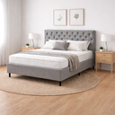 Ver imagem 6 de Base Cama Box Casal com Cabeceira Cinza 138x188cm