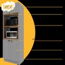 Ver imagem 5 de Cozinha Completa 5 Peças com Rodapé Bari