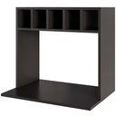 Ver imagem 1 de Suporte Aéreo para Micro-ondas 60x40cm Ane M05 Preto - Inoviza