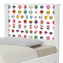 Ver imagem 5 de Cama Solteiro Infantil Futebol Seleções Copa Mdf/mdp Torcedor Campeão