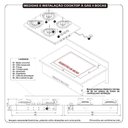 Ver imagem 5 de Cooktop À Gás 4 Bocas Vidro Flange Esmaltada Preto Bivolt