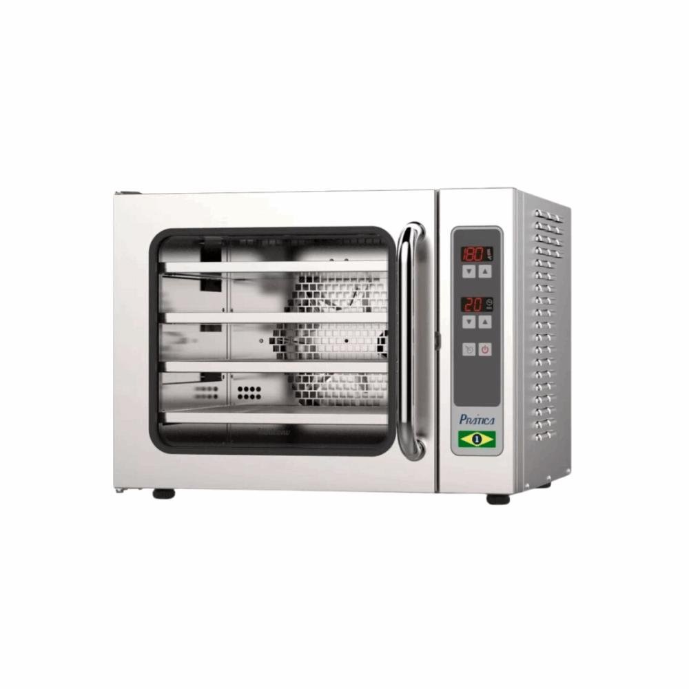 Forno Eletrico Miniconv Vapor com 4 Assadeiras Prática - 1