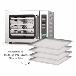 Forno Eletrico Miniconv Vapor com 4 Assadeiras Prática - 3