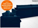 Ver imagem 4 de Sofá Tango 2,00M Sem Caixa, Retrátil e Reclinável Velosuede Petroleo - Netsofás