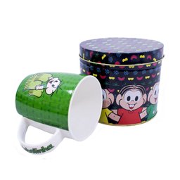Caneca De Porcelana Na Lata Cebolinha 325ml - Turma Da Mônica - 1