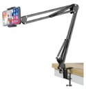 Ver imagem 1 de Suporte Braço Articulado Universal Mesa Celular Webcam Luz Led