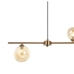 Lustre Pendente Dourado Mesh de Sala de Jantar - 4 Globos - 2