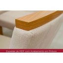 Ver imagem 6 de Conjunto: Mesa de Cozinha Yara Sc79 Tampo Madeirado C/ Vidro Canto Curvo 160x90cm e 6 Cadeiras Vita