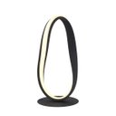 Ver imagem 1 de Abajur Flow Preto 38cm 12w 3000k Led - Sb006 - Bella
