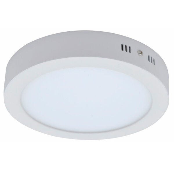 Plafon Sobrepor Smart LED Redondo 18W Branco Quente - 1