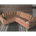 Ver imagem 2 de Sofá Madrid Premium Suede 200/245 Cm Bege ? Ws Estofados