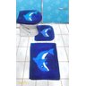 Jogo de Tapetes para Banheiro Golfinhos - Frufru - 1