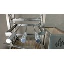 Ver imagem 4 de Parrilla para Bancada 74x45 com Elevação e Grelha Uruguaia + 3 Espetos