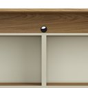 Ver imagem 3 de Rack para Sala de Estar Tv 75 Pol 4 Portas 180cm Pés Dourado Clio I03 Louro Luna - Lyam