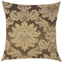 Ver imagem 6 de Kit 4 Capas de Almofadas Composê Medalhão e Listrado Marrom e Bege 45cmx45cm