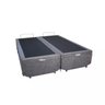 Base Box Baú Queen Bipartido Suede Cinza - 1