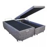 Base Box Baú Queen Bipartido Suede Cinza - 3