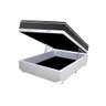 Cama Box Baú Casal Colchão Molas Ensacadas + Box Branca - 1