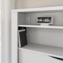 Ver imagem 6 de Cama Solteiro para Colchão 188x88cm com Nichos Zuri Branco S01 - Mpozenato