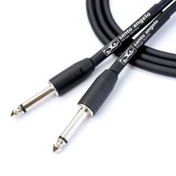 Cabo de Guitarra Ninja Cable 0,20 Mm Conector P10-p10 25ft 7,62 Metros Preto - 1