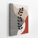 Ver imagem 2 de Folha Planta Silhueta Minimalista Quadro Canvas 60x40cm