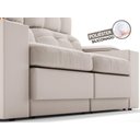 Ver imagem 6 de Sofá com Porta Copos e Carregador Usb Eureka 1,70m Assento Retrátil e Reclinável Velosuede -