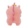 Almofada Formato Unicórnio Rosa Pelúcia 40x25cm - 4