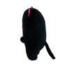 Almofada Formato Gato Preto Pelúcia 36x25cm - 3